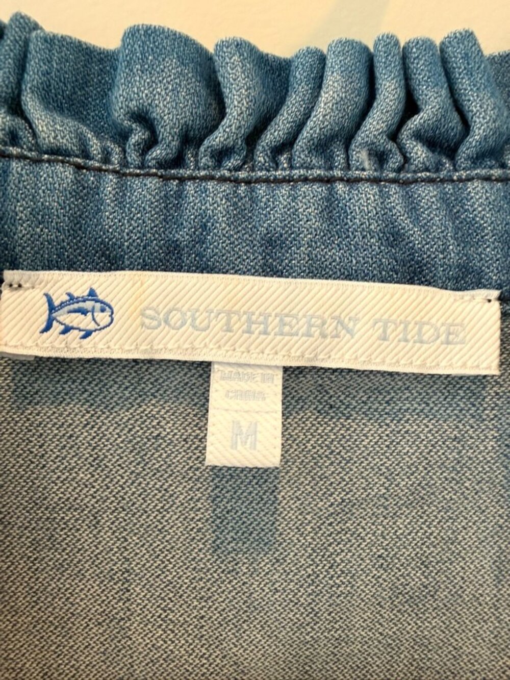 Southern Tide Adelyn Denim Dress - Picture 4 of 4